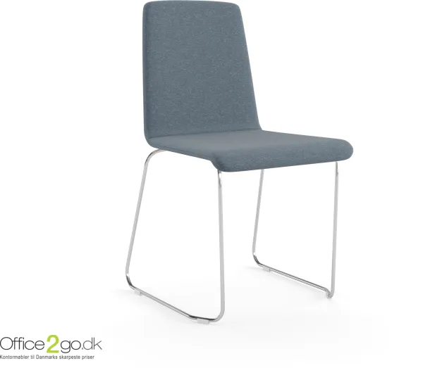 Moon Stuhl - mit Kufengestell - gepolstert